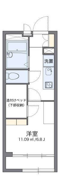 レオパレスガーデン 間取り図