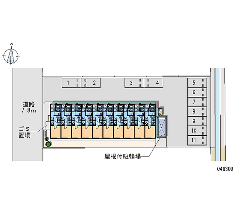 46309 bãi đậu xe hàng tháng