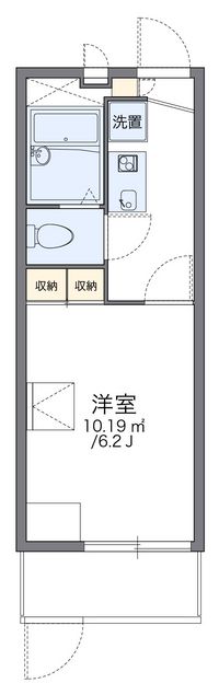 レオパレスシャンテ三国本町 間取り図