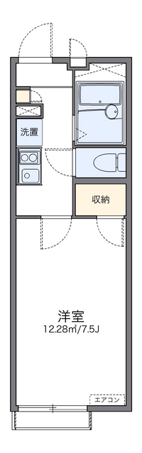 レオパレス桃 間取り図