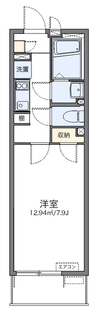 レオネクストケービック 間取り図