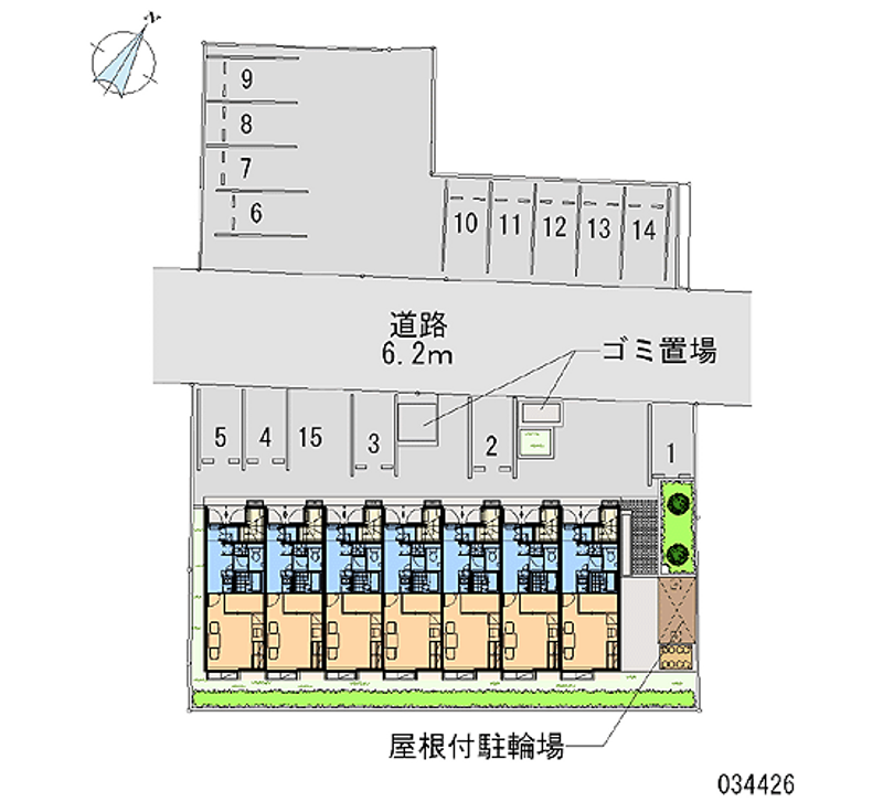 レオパレス柳原　Ⅱ 月極駐車場