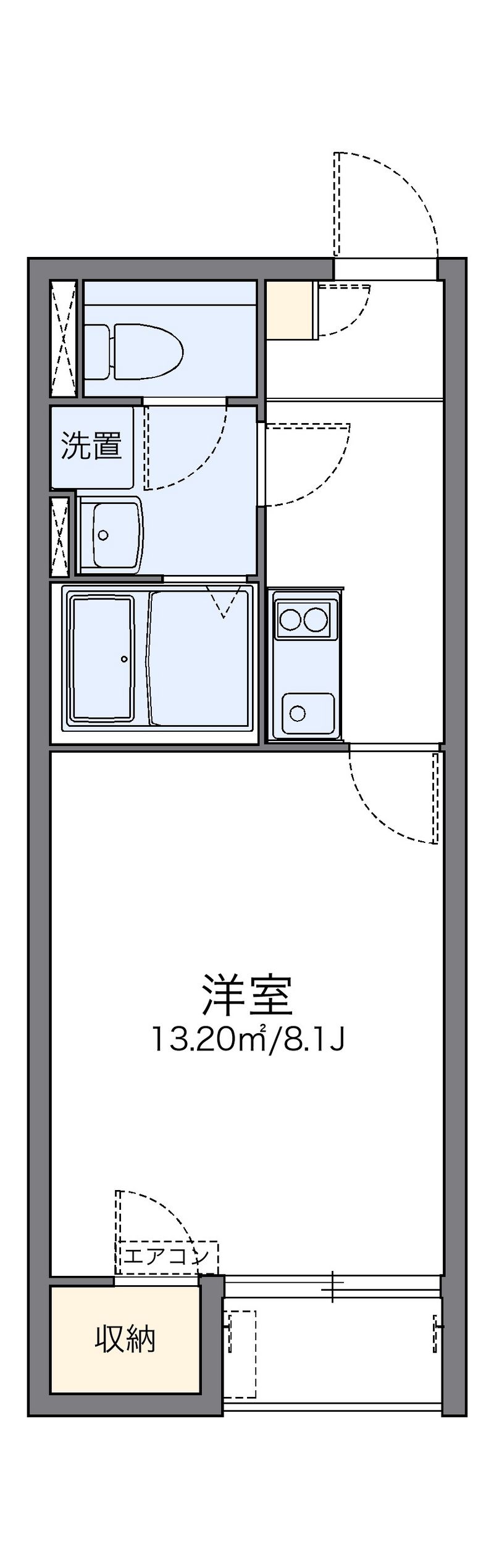 レオネクストエルヴィータ 間取図