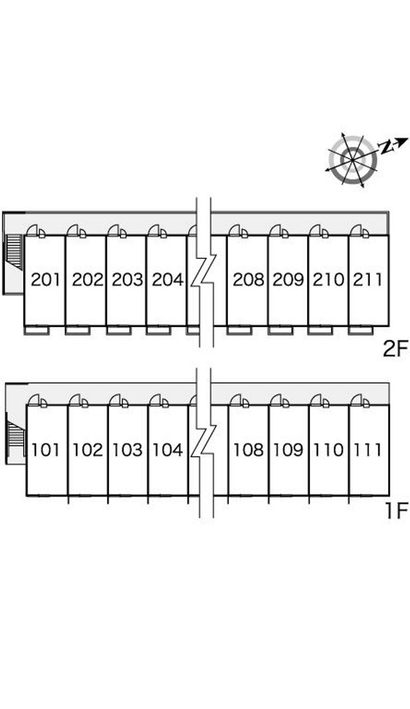 レオパレスＳｅｔｏＬａｎｄ髙橋 間取配置図
