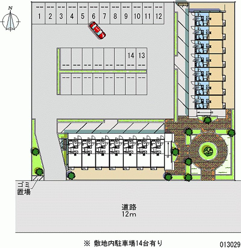 13029 Monthly parking lot