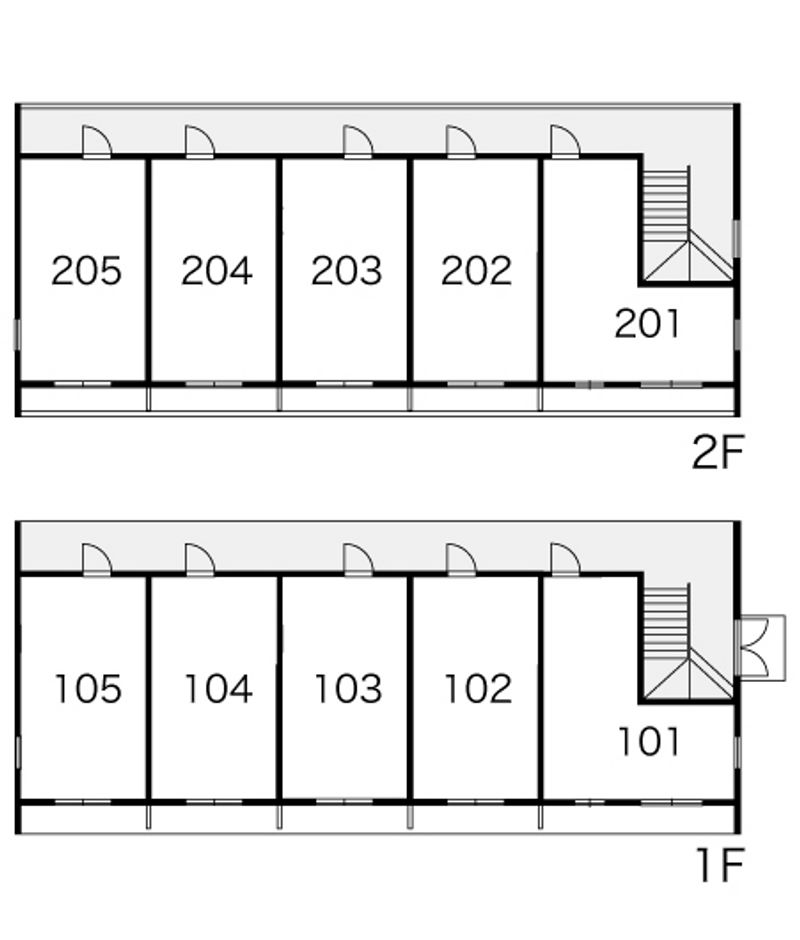 レオパレスＳＡＴＯＵ 間取り配置図