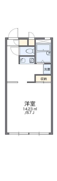 レオパレスヴェルドミールイマイ 間取り図