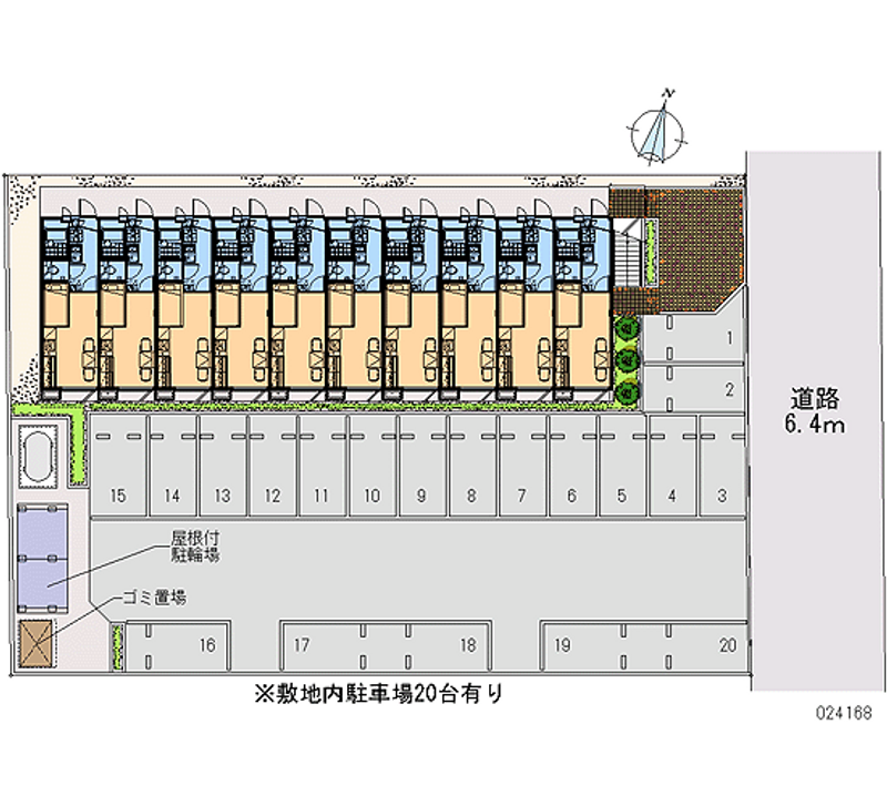 レオパレス松代海津 月極駐車場