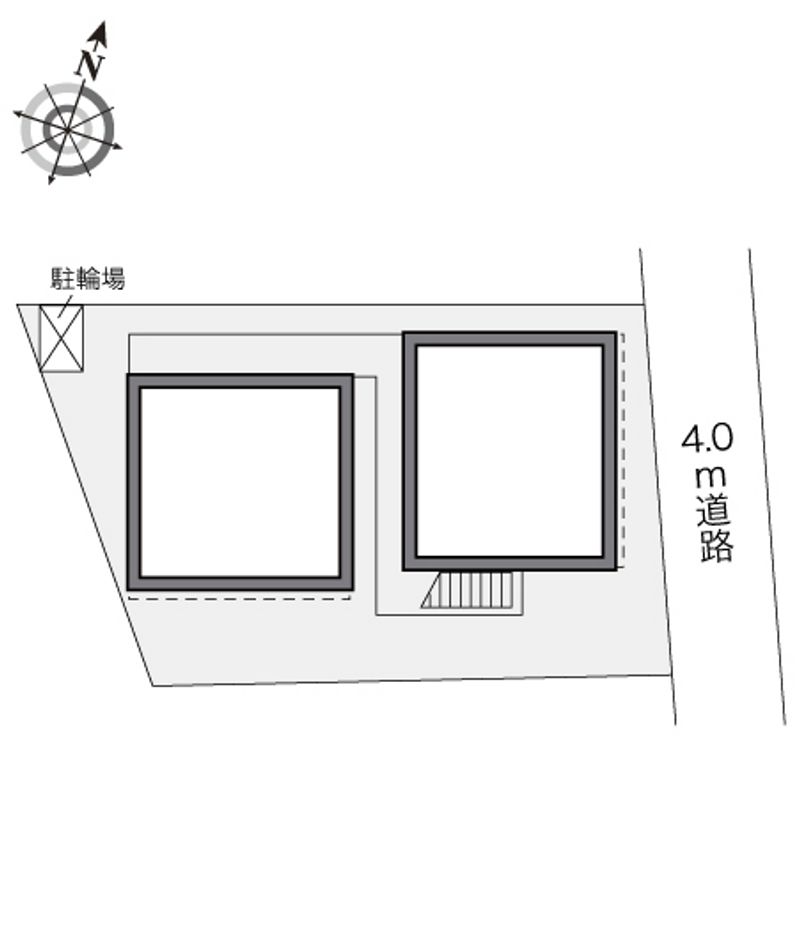 レオパレス花岡Ⅱ 配置図