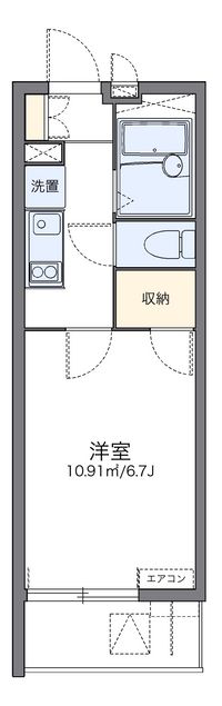 レオパレスエントピア 間取り図