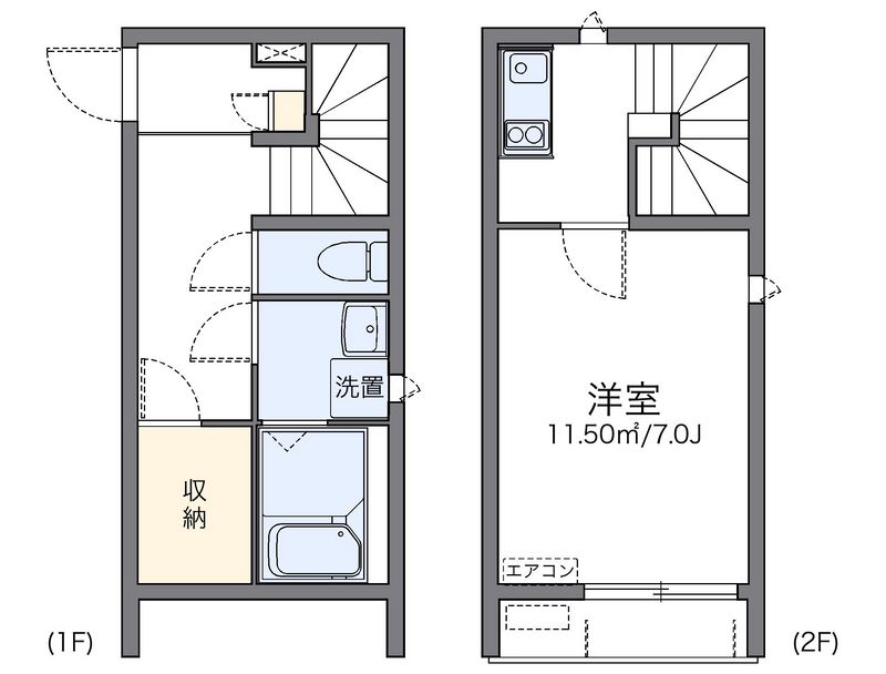 レオネクスト四ツ葉 間取図