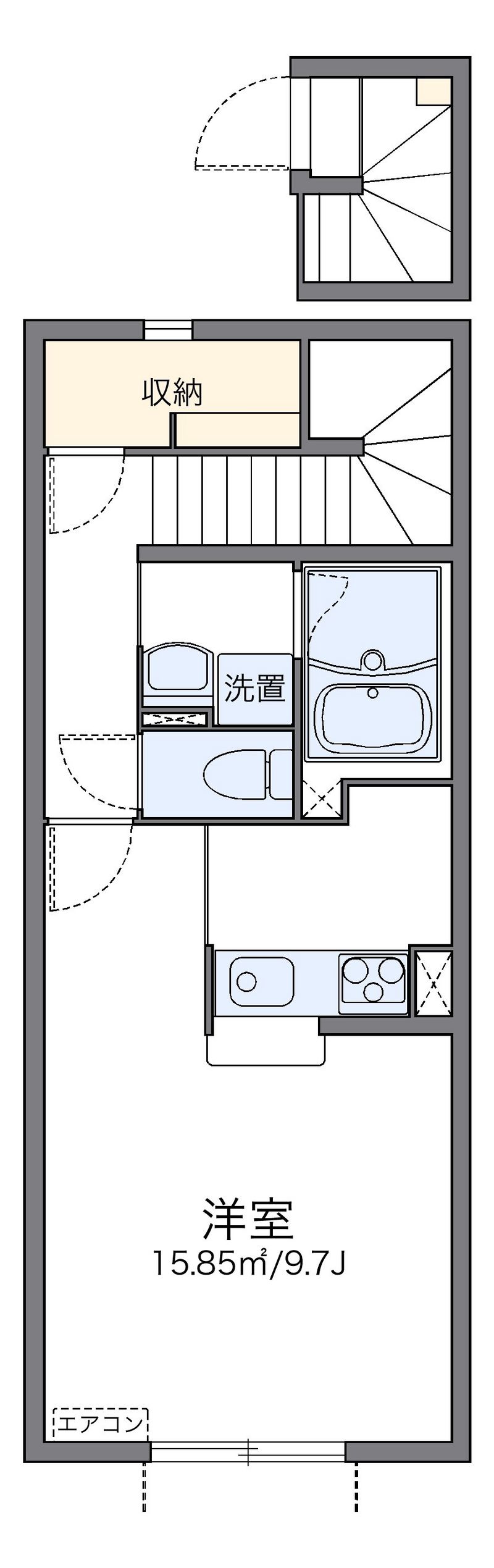 レオネクストＹＵＫＡ２ 間取図