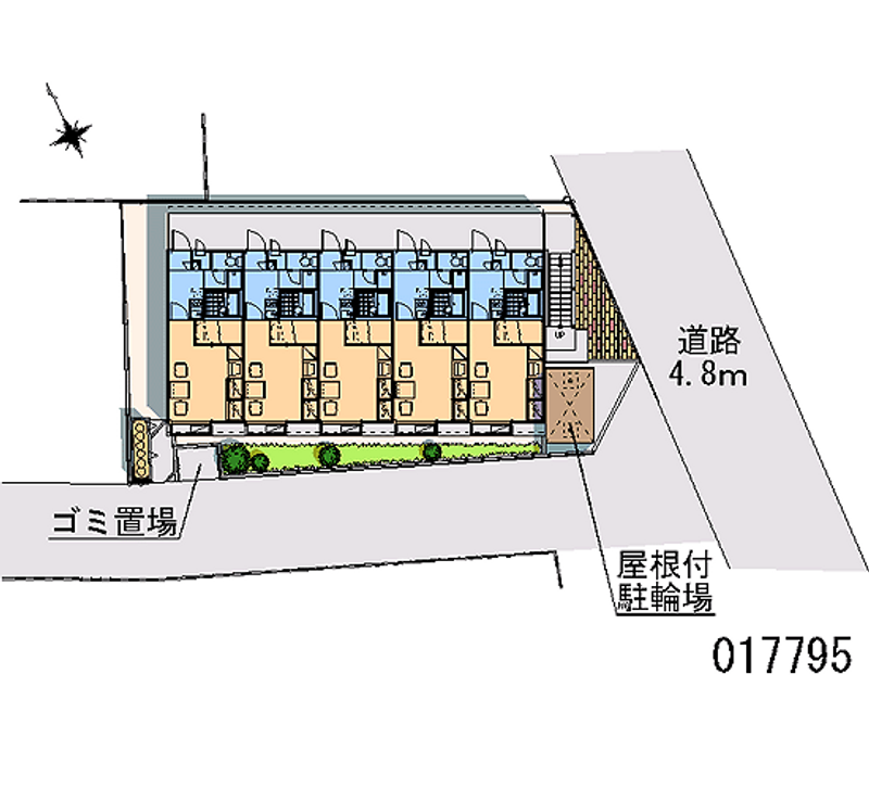 レオパレスユーカリ 区画図
