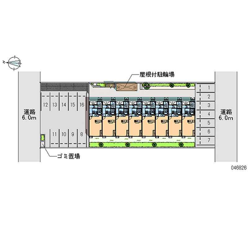 46826月租停车场