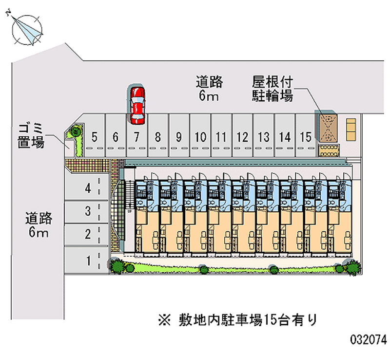 レオパレス栄華 月極駐車場