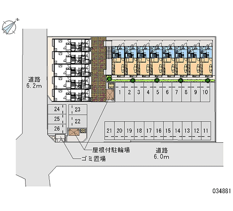 34881 Monthly parking lot