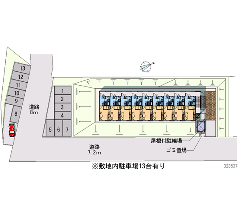 レオパレスエピ 月極駐車場