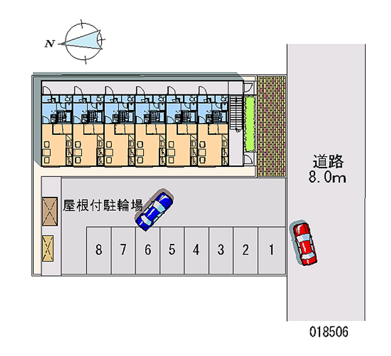 レオパレスノール 月極駐車場