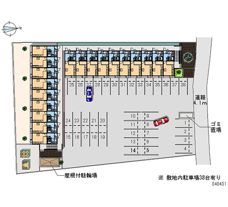 40431 bãi đậu xe hàng tháng