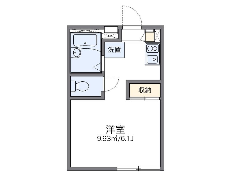レオパレスジュネス清水ヶ丘 間取図