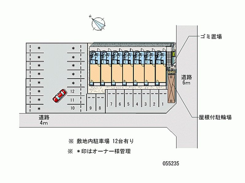 55235 Monthly parking lot