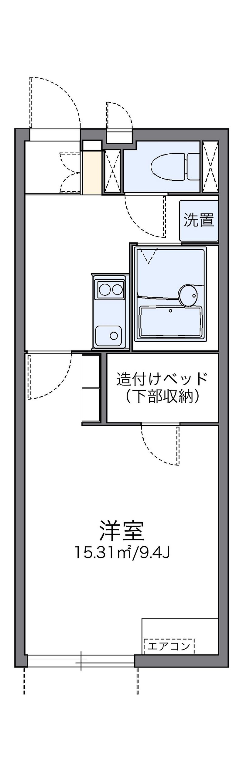 レオネクストアビイロード 間取図