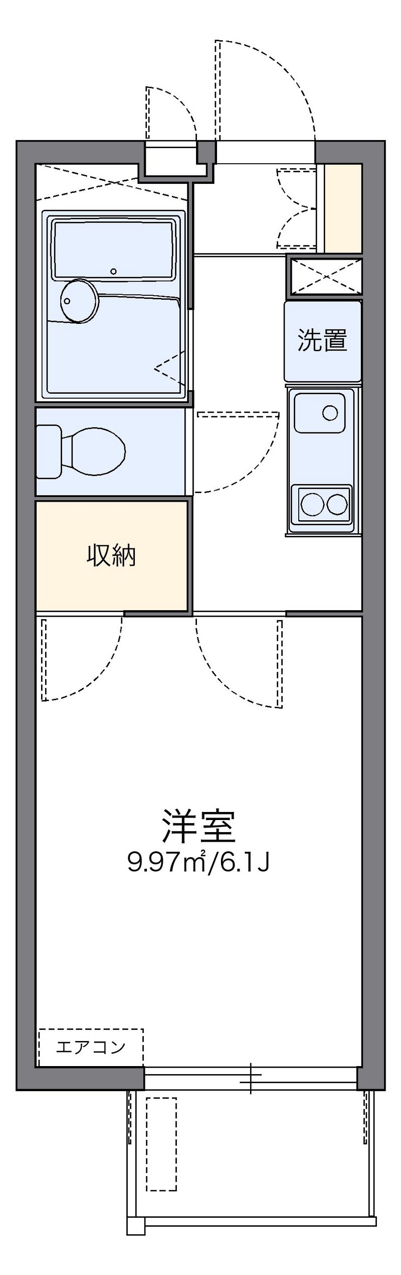 レオパレスソレイユ 間取図