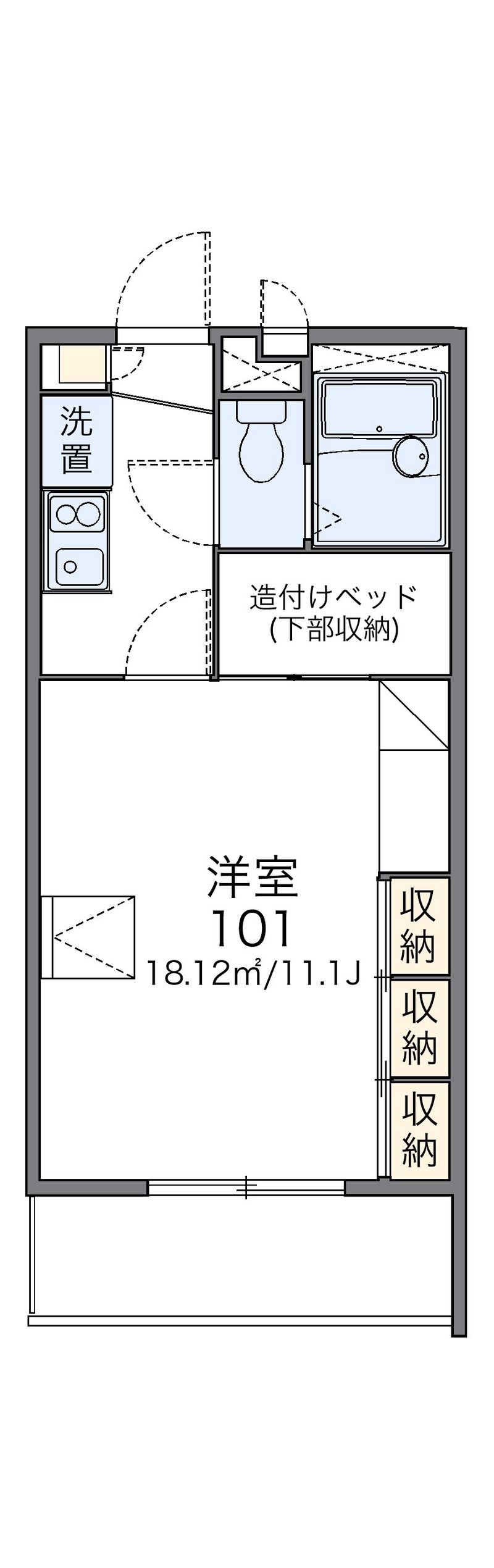 レオパレスＹ．Ｅ．Ｍ 間取図