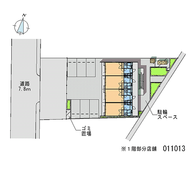 レオパレスＴＡＢＵＣＨＩ 区画図