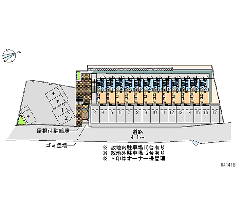 41418 bãi đậu xe hàng tháng