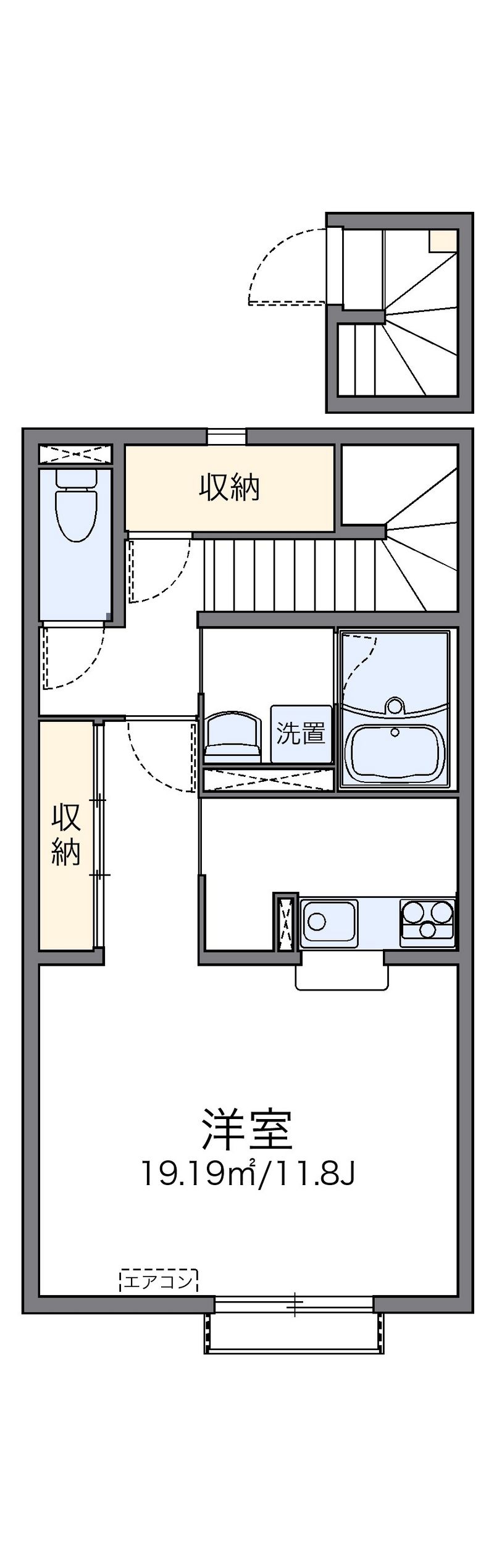 レオネクストプティボヌール 間取図