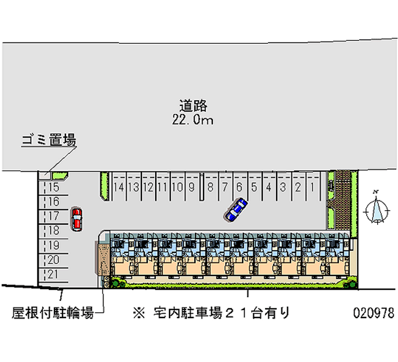 20978 Monthly parking lot