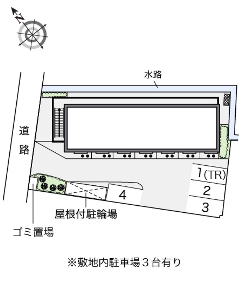 レオパレス茶園場 配置図