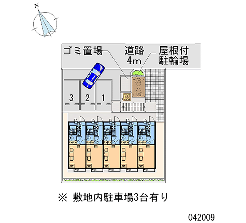 レオパレスＡＫＡＹＡＭＡ 月極駐車場