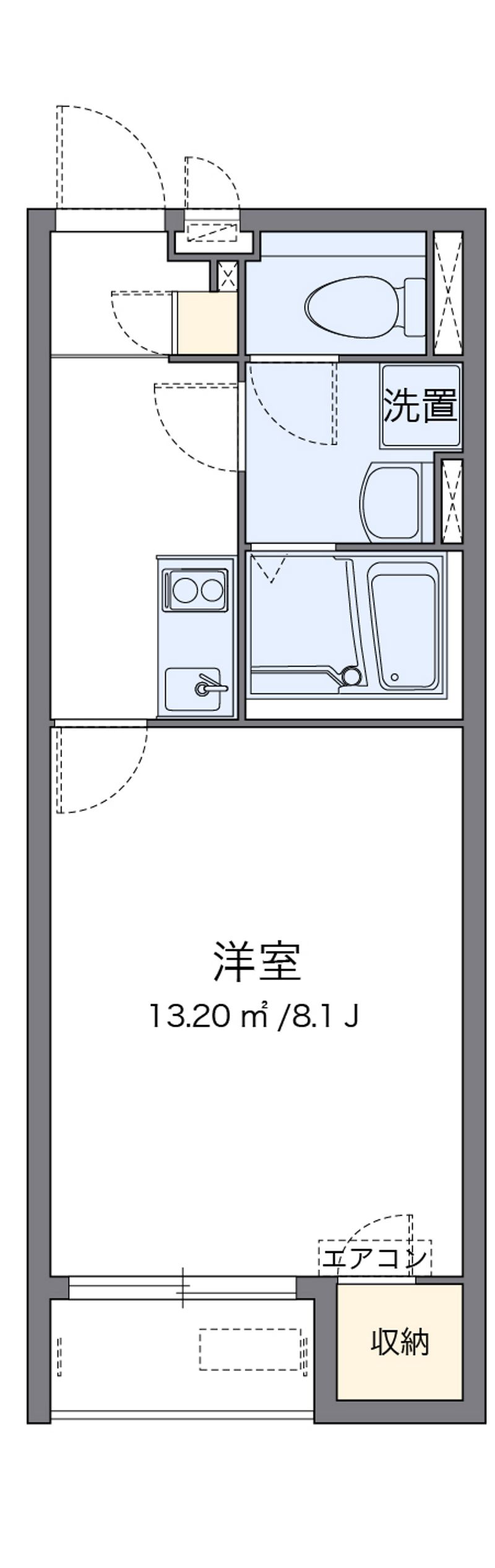 クレイノ雄の浦 間取図