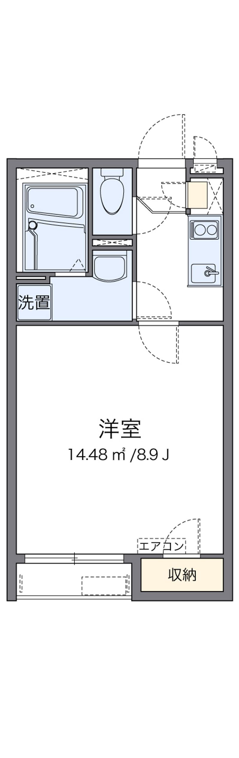クレイノカミ 間取図