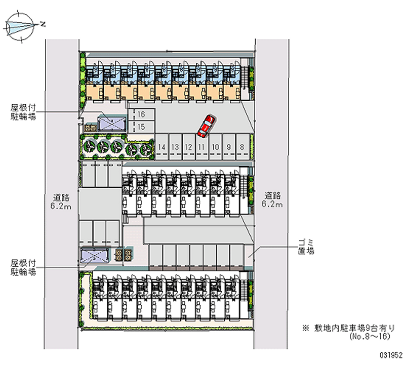 31952 bãi đậu xe hàng tháng