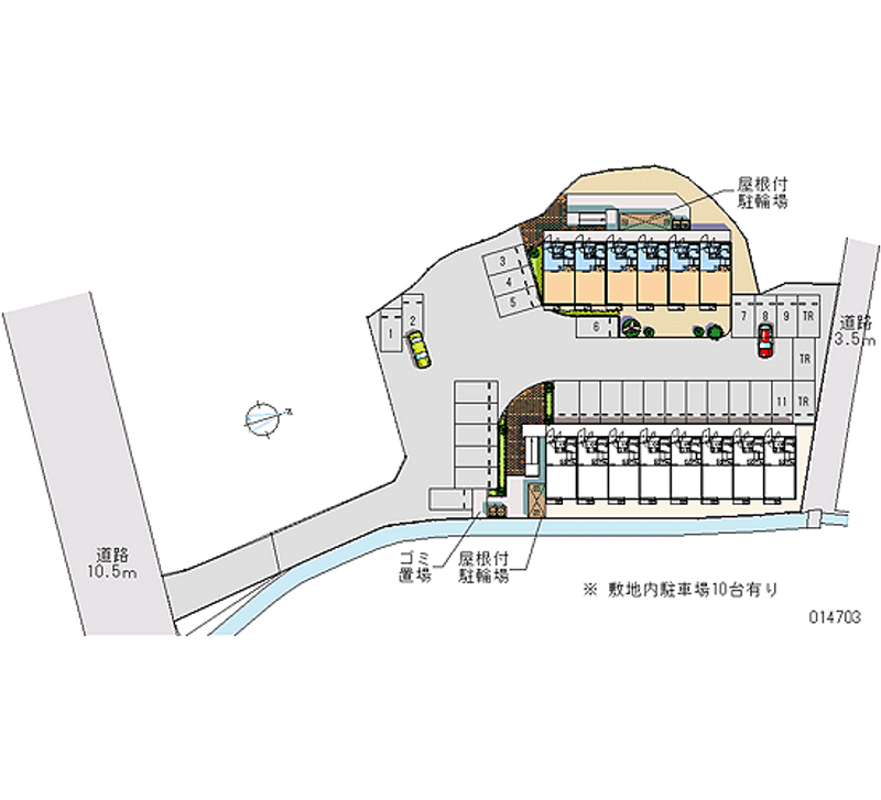 14703月租停车场