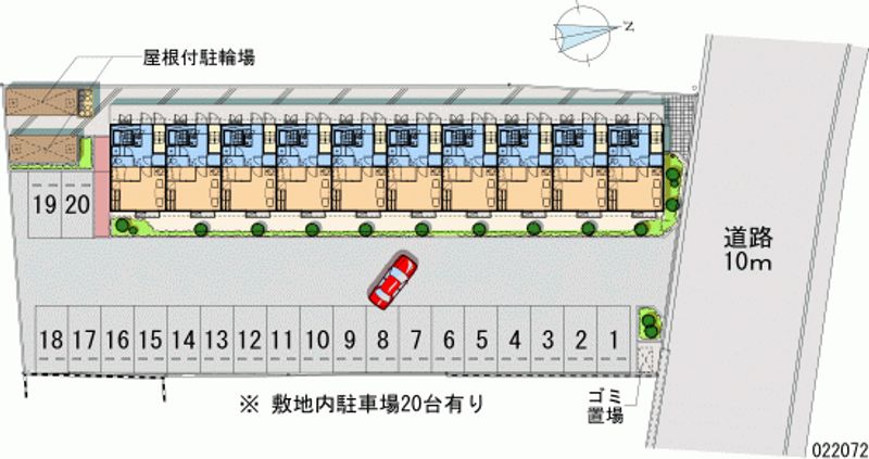 レオパレス璃風２００３ 月極駐車場