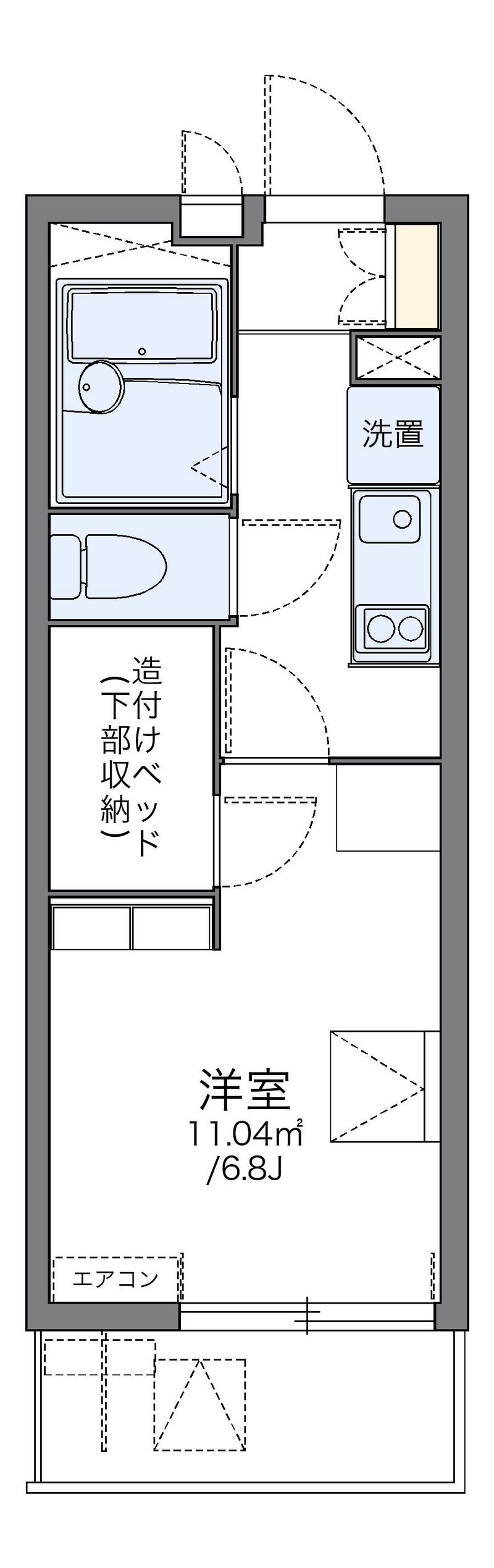 leopalace Hill Top Ichibankan Floor plan