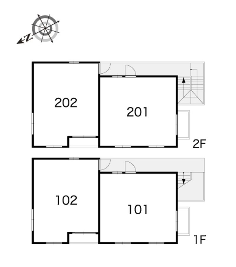 レオパレスアムール 間取り配置図