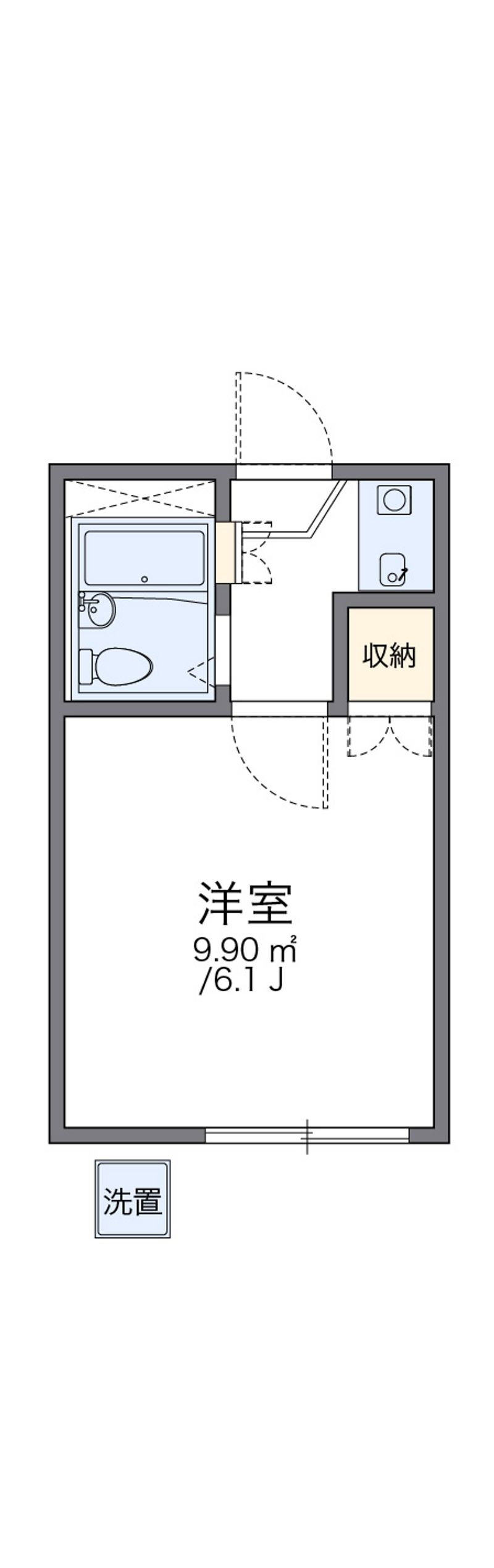 レオパレス芝町 間取図