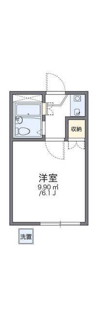 レオパレス芝町 間取図