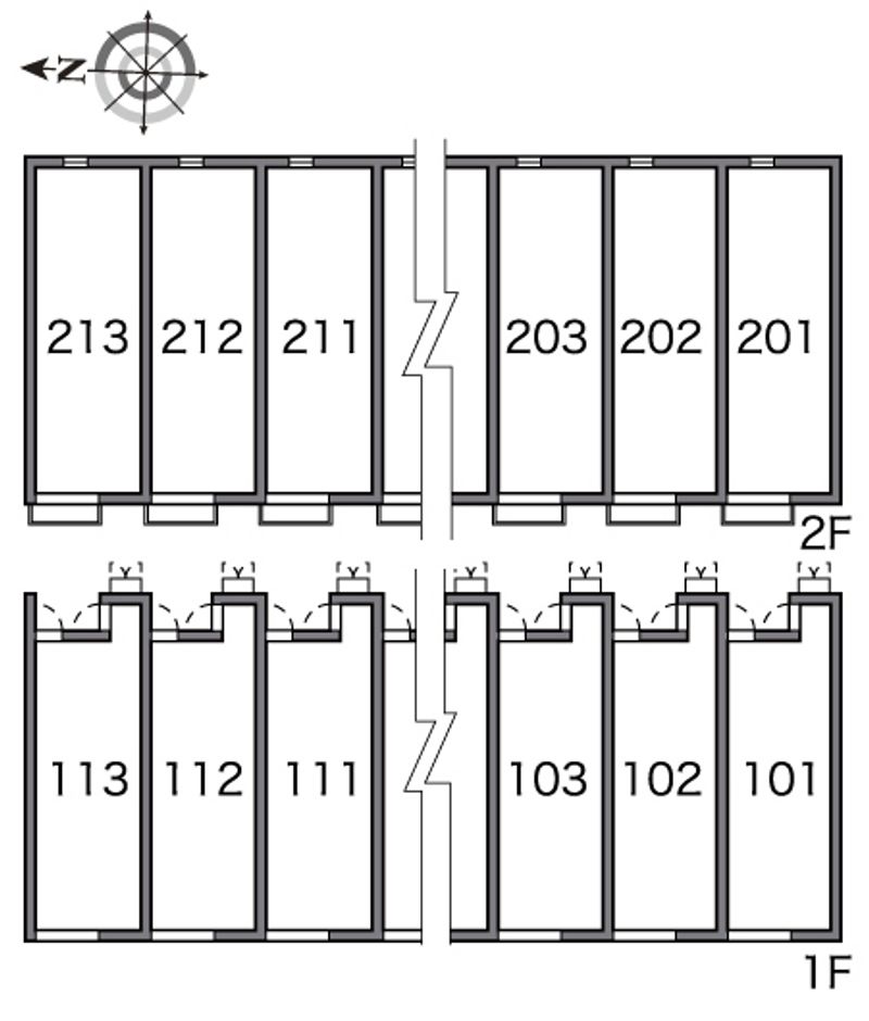 レオネクストＣＨＩＦＵＴＡＫＡ 間取配置図