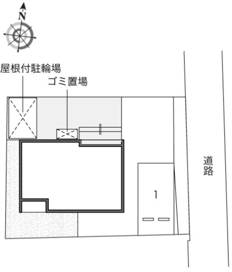 レオネクストかすが 駐車場