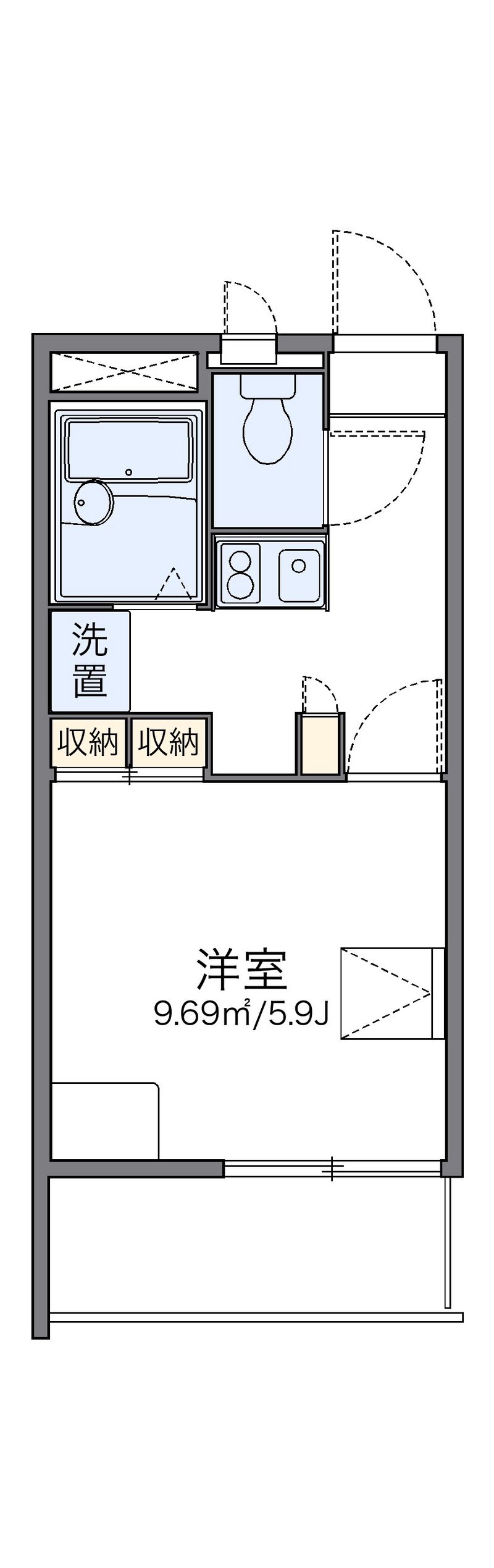 レオパレスＹ９０ 間取り