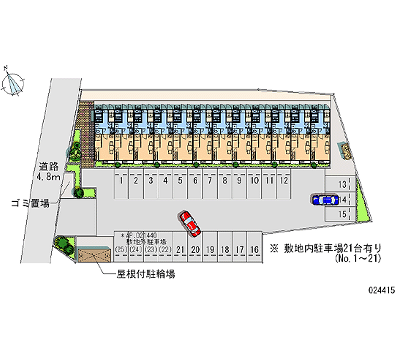 24415月租停车场