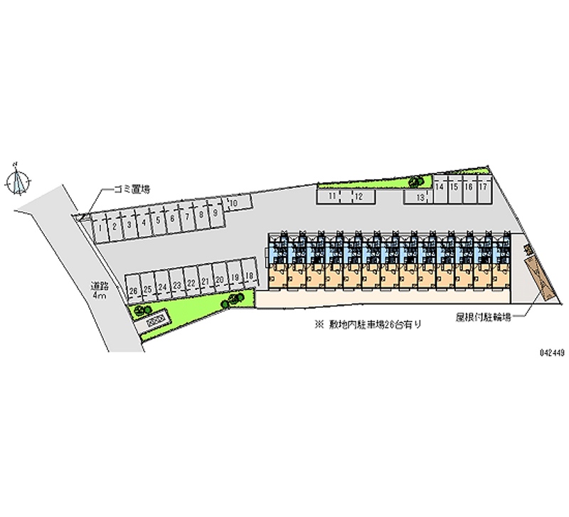 42449 Monthly parking lot