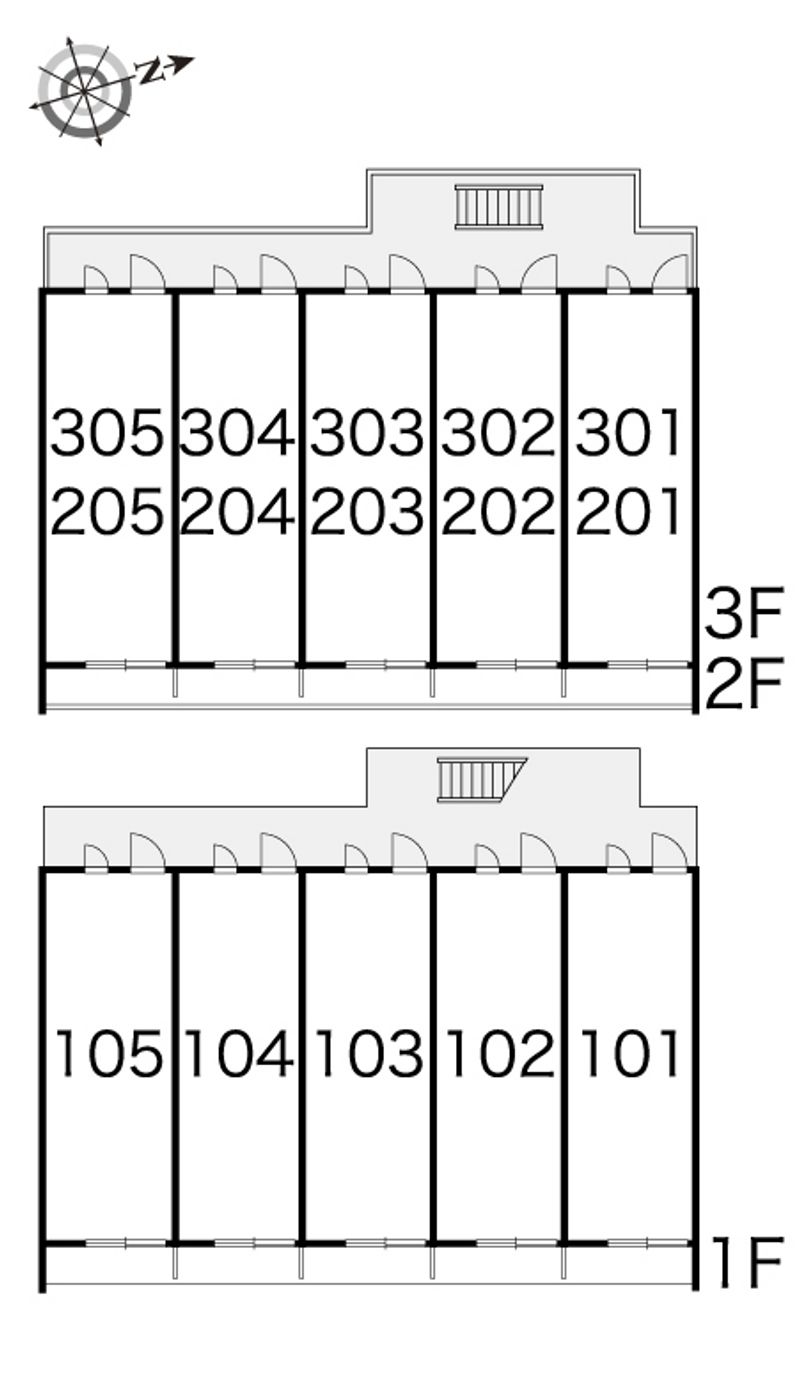レオパレスプレミア 間取り配置図