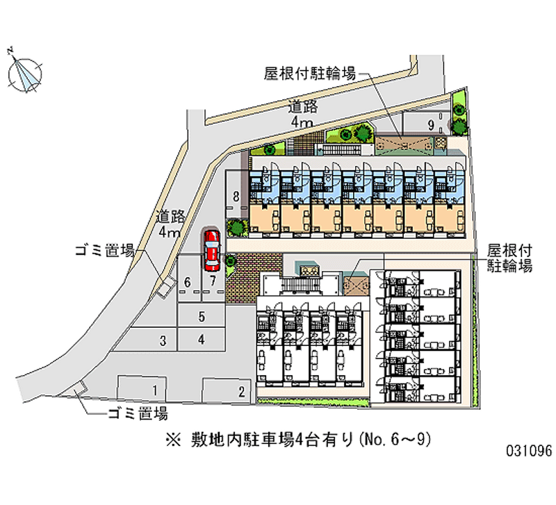 31096 Monthly parking lot